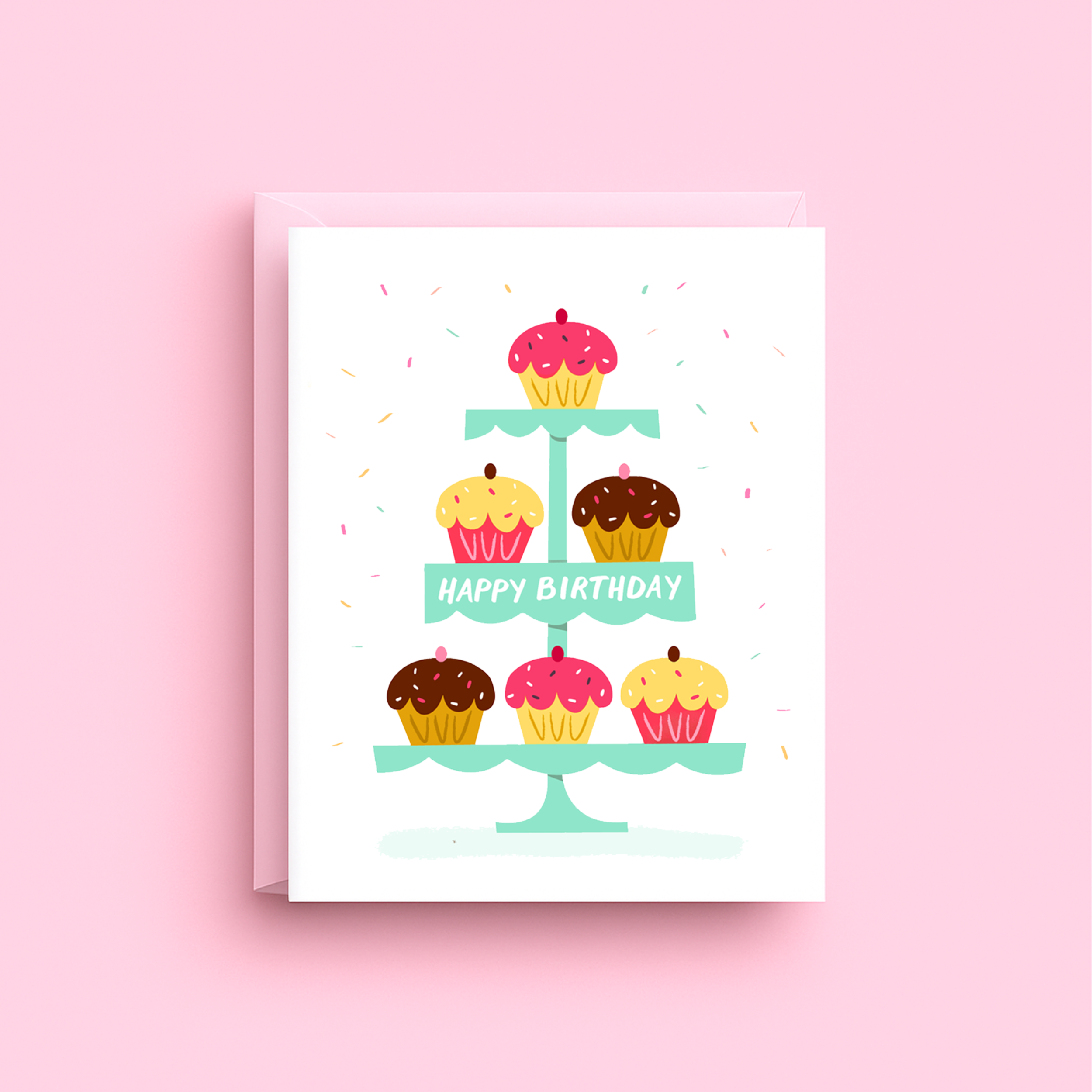 Cupcake Birthday Card