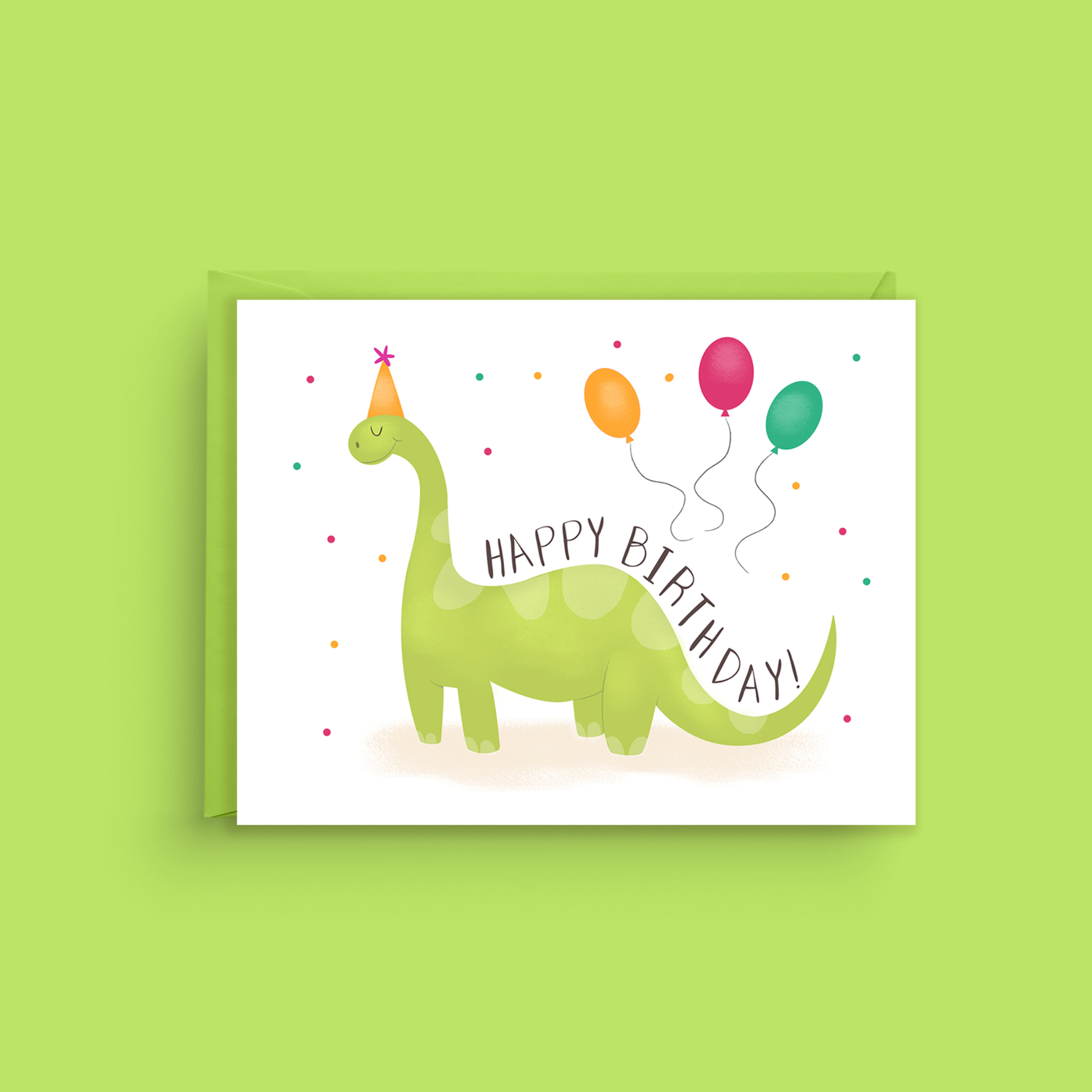 Dinosaur Birthday Card