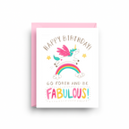 Unicorn Birthday Card