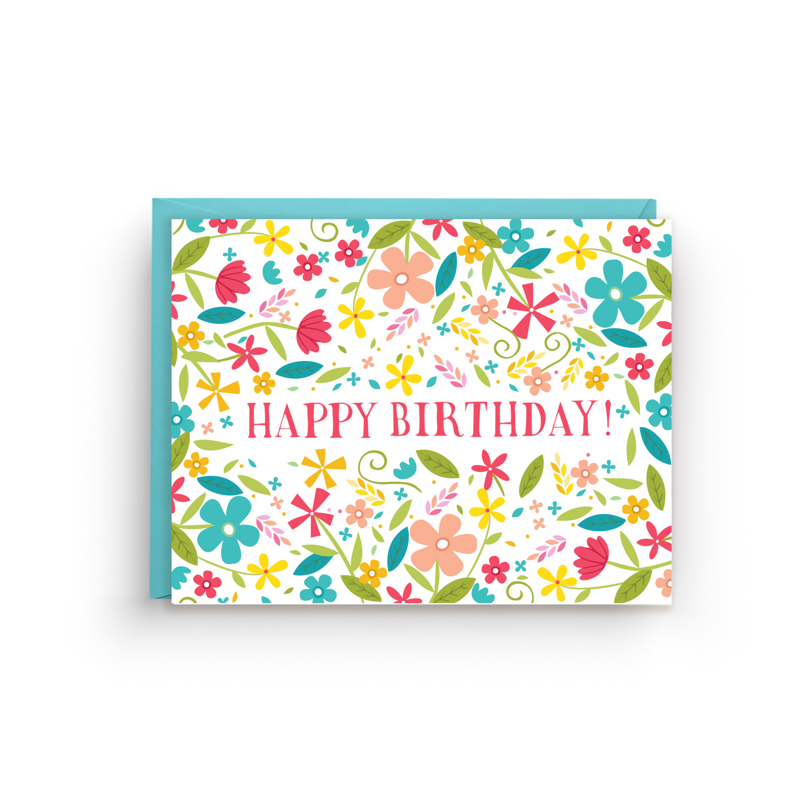 Floral Birthday Card