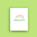 Good Luck Rainbow Card