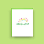 Good Luck Rainbow Card